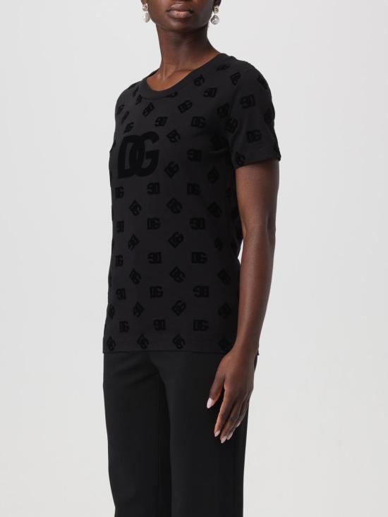  돌체앤가바나 반팔 티셔츠 F8T00TGDB9K N0000 Black - DOLCE & GABBANA