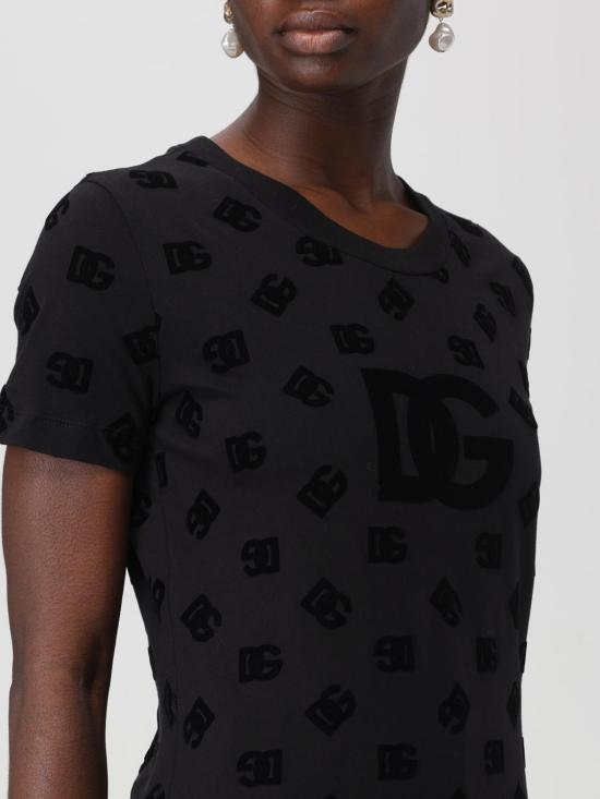  돌체앤가바나 반팔 티셔츠 F8T00TGDB9K N0000 Black - DOLCE & GABBANA