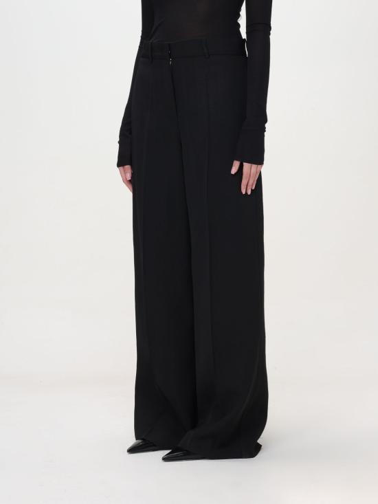 25FW 질샌더 팔라초 팬츠 J01KA0141J65005 001 Black - JIL SANDER