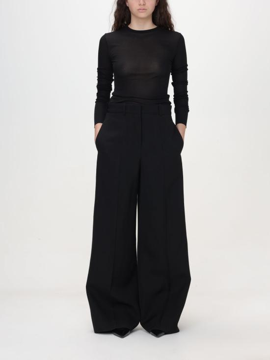 25FW 질샌더 팔라초 팬츠 J01KA0141J65005 001 Black - JIL SANDER