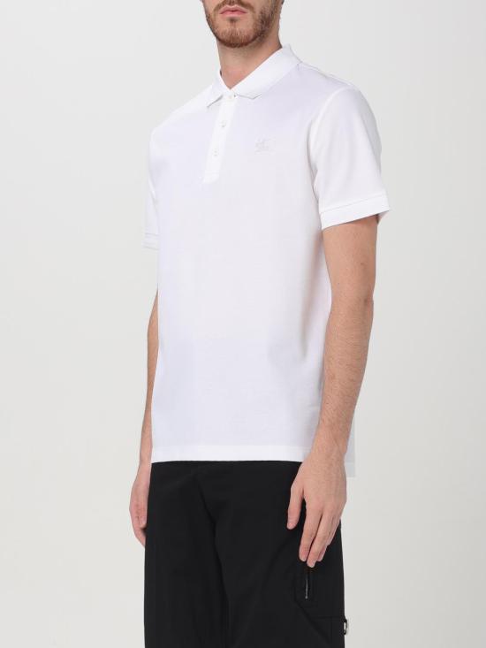 25FW 버버리 코튼 폴로 티셔츠 8099166 White - BURBERRY