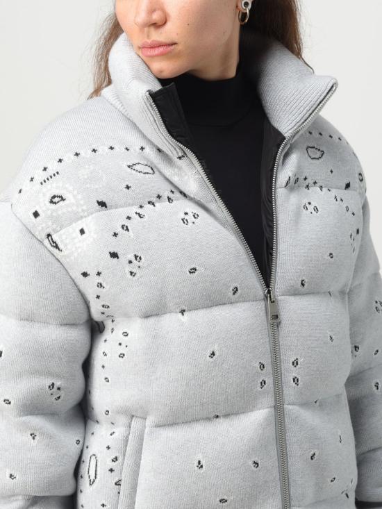 25FW 알라누이 숏패딩 LWED002F23KNI001 0984 Grey - ALANUI