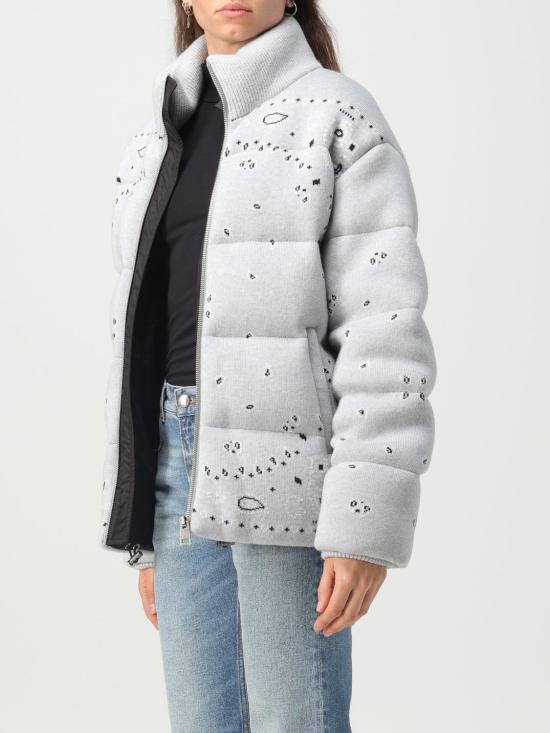 25FW 알라누이 숏패딩 LWED002F23KNI001 0984 Grey - ALANUI