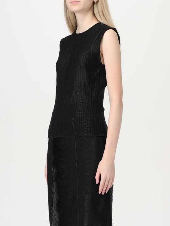 25FW 알렉산더 맥퀸 민소매 티셔츠 791074Q1A9N 1013 Black - ALEXANDER MCQUEEN