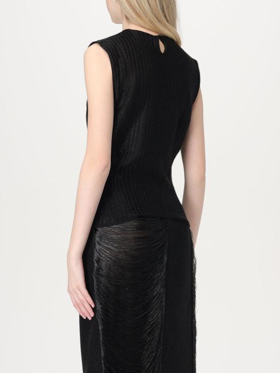 25FW 알렉산더 맥퀸 민소매 티셔츠 791074Q1A9N 1013 Black - ALEXANDER MCQUEEN