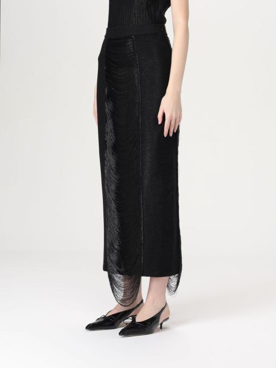  알렉산더 맥퀸 스커트 791072Q1A9M 1000 Black - ALEXANDER MCQUEEN