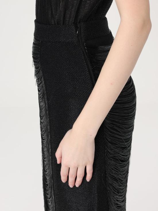  알렉산더 맥퀸 스커트 791072Q1A9M 1000 Black - ALEXANDER MCQUEEN