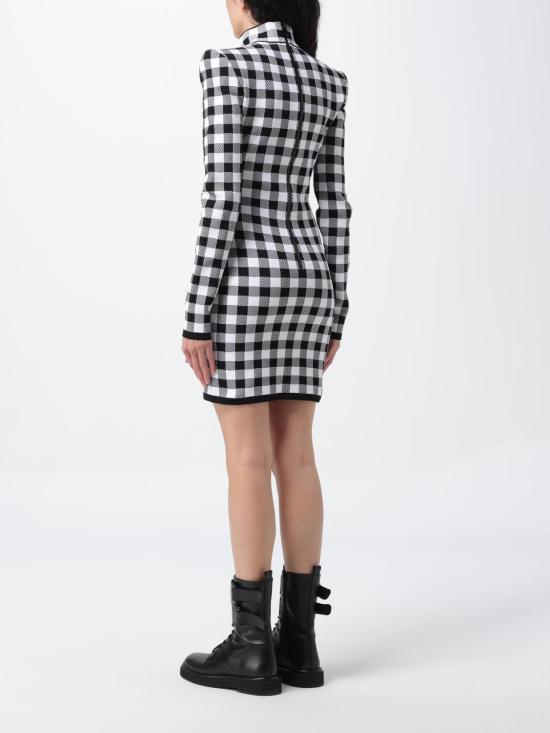 25FW 발망 숏 원피스 CF1R8019KF51 EAB White - BALMAIN