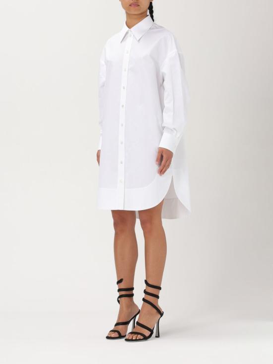  알렉산더 맥퀸 롱 원피스 780660QAABC 9000 White - ALEXANDER MCQUEEN