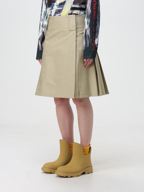 25FW 버버리 플리츠 스커트  8076515 Beige - BURBERRY