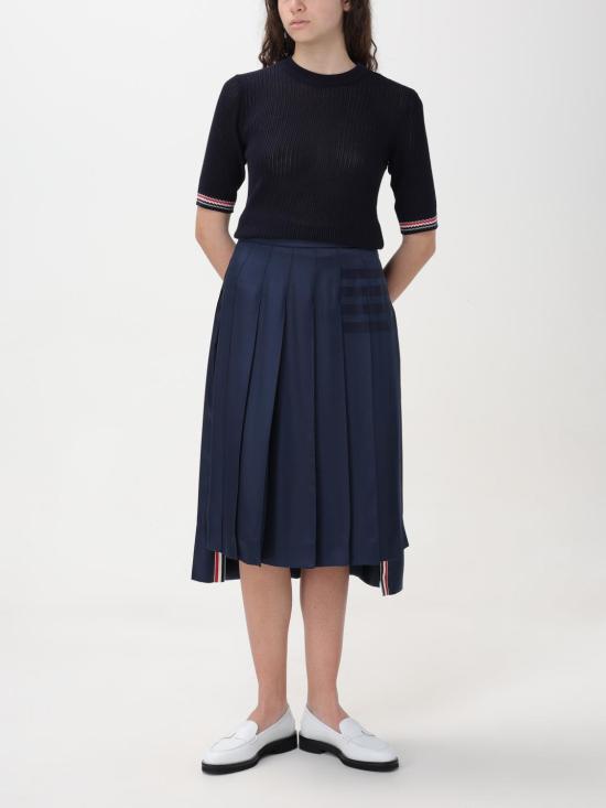  톰브라운 스웨터 FKA458AY3037 415 Blue - THOM BROWNE