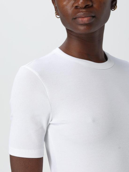 25SS 토템 반팔 티셔츠 243WRT0411FB0094 047 White - TOTEME