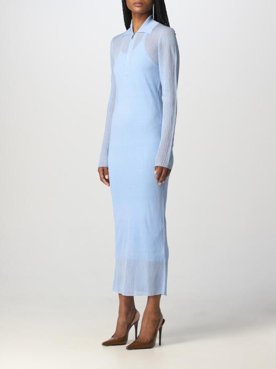 25FW 펜디 롱 원피스 FZDB66AQ42 F1M29 Sky Blue - FENDI