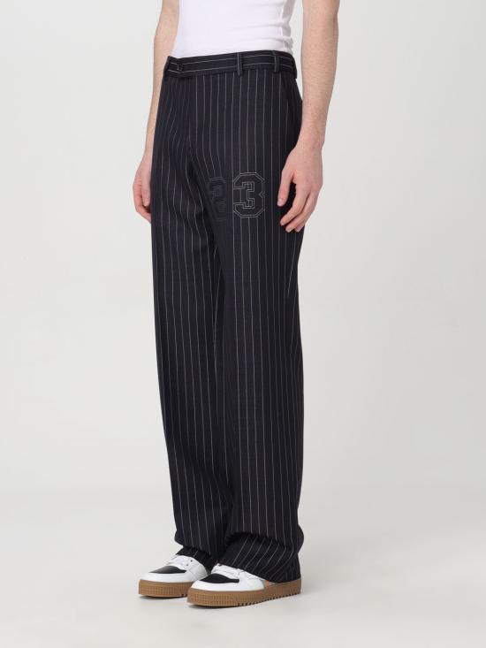 25FW 오프화이트 트레이닝/조거 팬츠 OMCO033S24FAB002 4747 Black - OFF WHITE