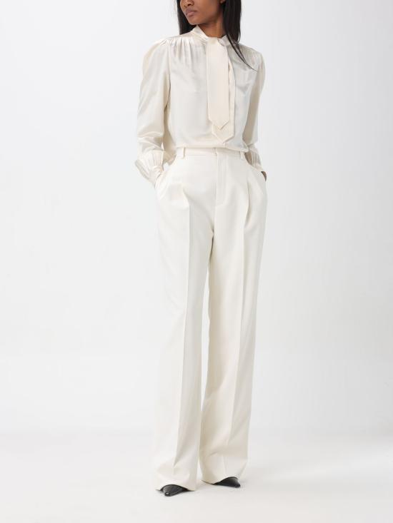 24SS 생로랑 탑 650235Y001W 9601 White - SAINT LAURENT