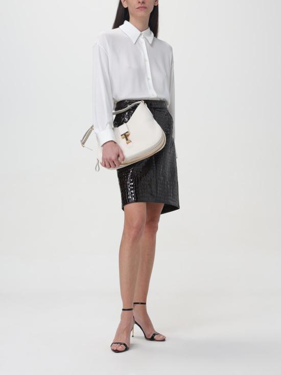 25FW 톰포드 스커트 GCL871LEX306 KB869 Black 1 - TOMFORD