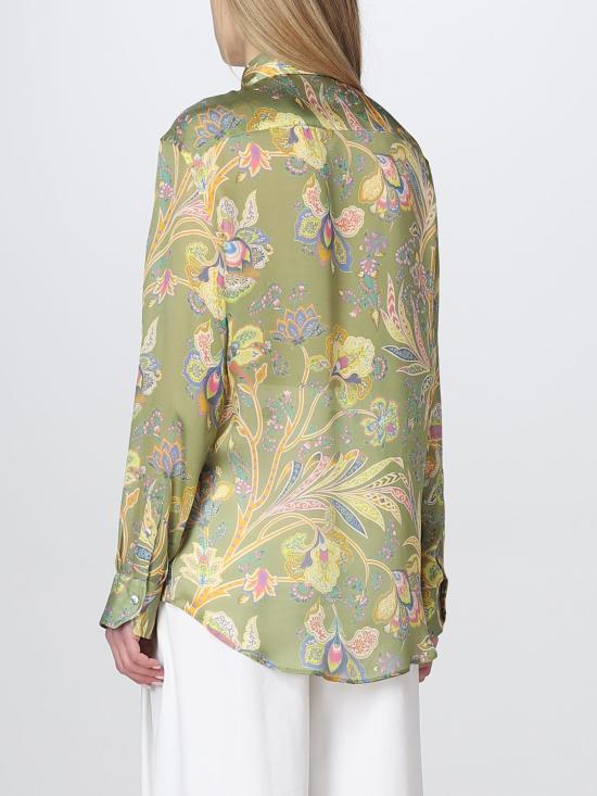  에트로 블라우스 1K8704772 500 Green - ETRO