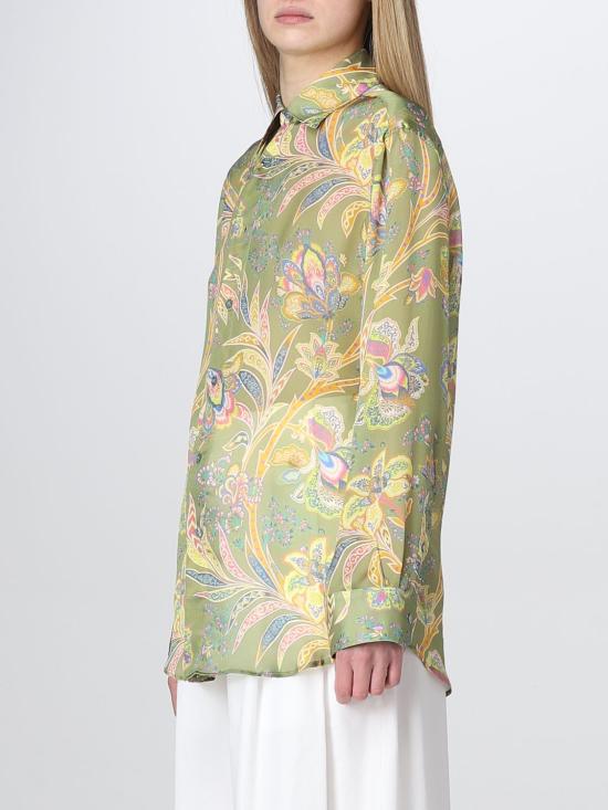  에트로 블라우스 1K8704772 500 Green - ETRO