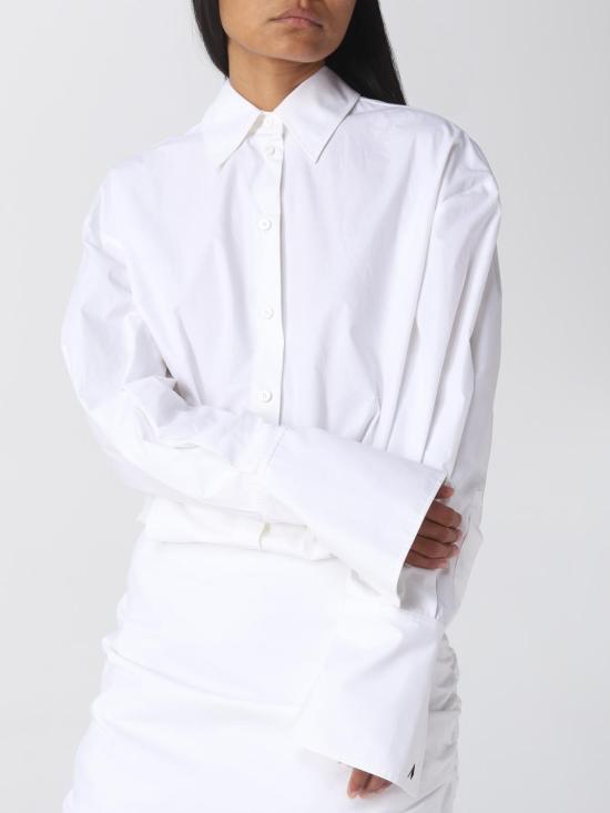  디 아티코 숏 원피스 231WCA158C052 001 White - THE ATTICO