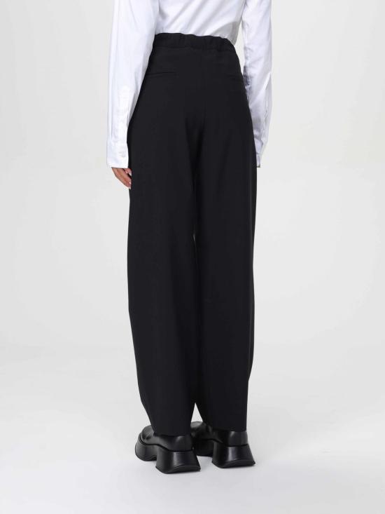 24FW 마르니 팬츠 PAMA0482S1UTP771 00N99 Black - MARNI