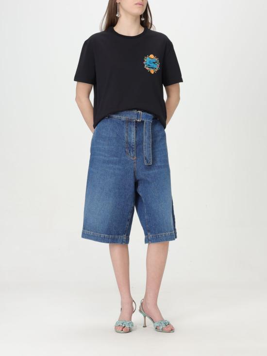  에트로 반팔 티셔츠 WRJB0006AC036 N0000 Black - ETRO