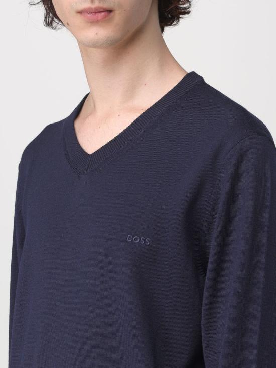  보스 스웨터 50476363 404 Blue - BOSS