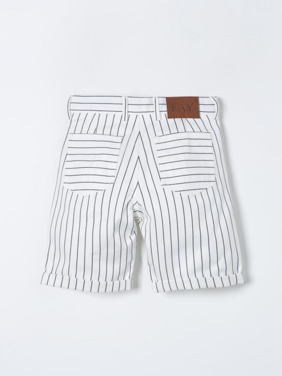 25FW [키즈] 페이 쇼츠/버뮤다 FU6P40D0083 103BL Ivory - FAY
