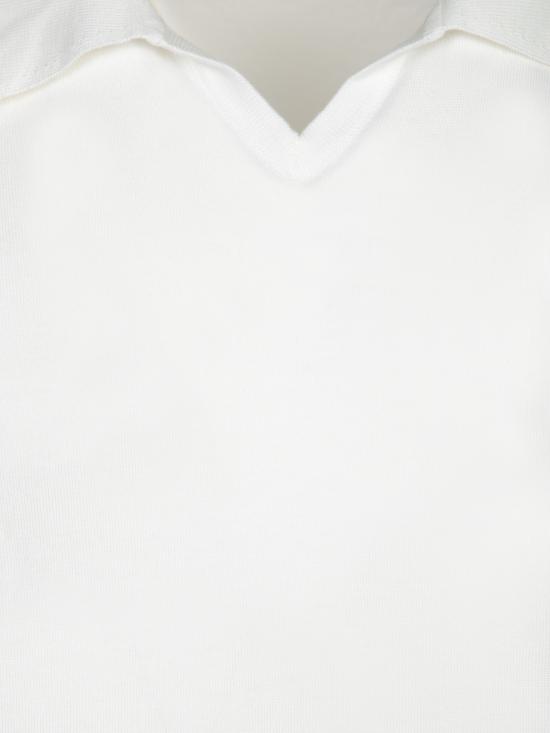 25SS 브루넬로 쿠치넬리 폴로 티셔츠 M29800145 CO312 White - BRUNELLO CUCINELLI