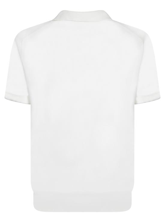 25SS 브루넬로 쿠치넬리 폴로 티셔츠 M29800145 CO312 White - BRUNELLO CUCINELLI