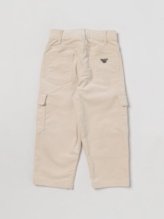 25FW [키즈] 엠포리오 아르마니 스트레이트 팬츠 6R4JJA3N5RZ 0304 Beige - EMPORIO ARMANI
