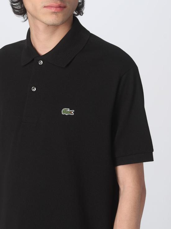 25FW 라코스테 클래식 핏 피케 폴로 셔츠 L1212 031 Black - LACOSTE