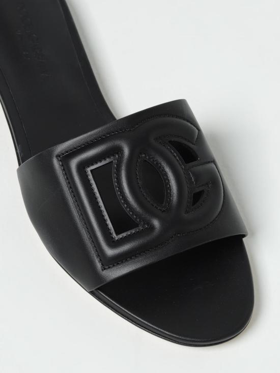 25SS 돌체앤가바나 뮬/슬리퍼 CQ0436AY329 80999 Black - DOLCE & GABBANA