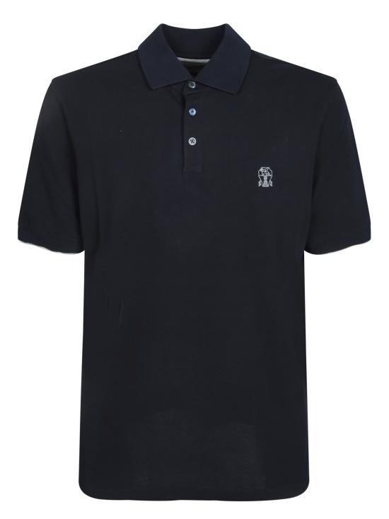 26SS 브루넬로 쿠치넬리 피케 폴로 셔츠 ME8548788 CD361 Blue