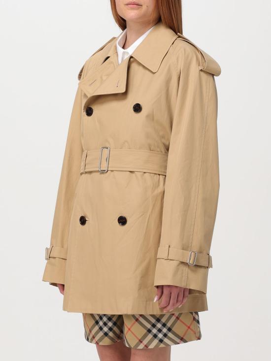 25FW 버버리 숏 개버딘 트렌치 코트 8089783 Beige - BURBERRY