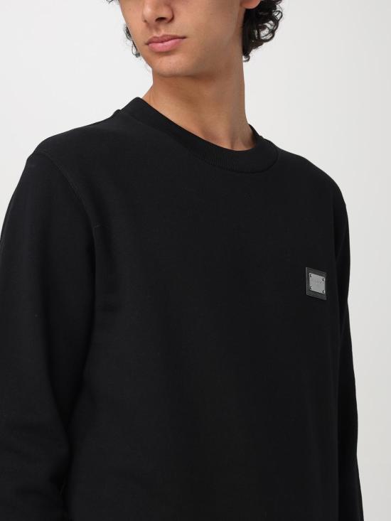 25FW 돌체앤가바나 긴팔 티셔츠 G9ABJTG7F2G N0000 Black - DOLCE & GABBANA