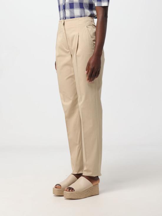  막스마라 스트레이트 팬츠 2411131042600 003 Beige - MAX MARA