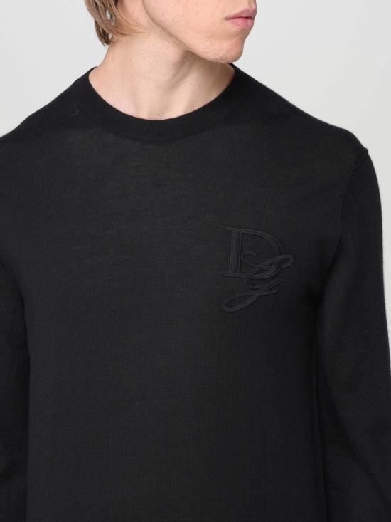 25FW 돌체앤가바나 스웨터 GXX02ZJAWXR N0000 Black - DOLCE & GABBANA