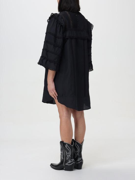 25FW 이자벨마랑 숏 원피스 RO0425FAB1J10I 01BK Black - ISABEL MARANT