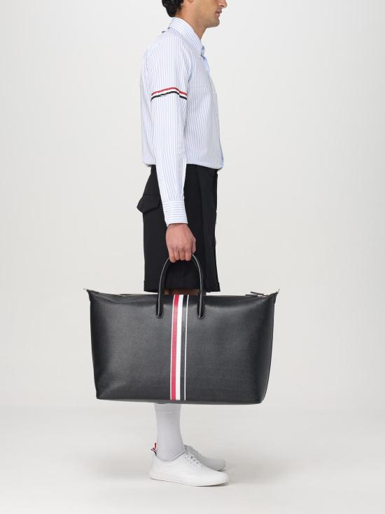 25SS 톰브라운 토트백 UAG217A00198 001 Black - THOM BROWNE