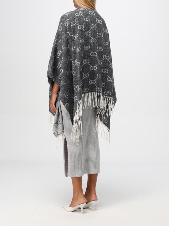 24FW 리우조 케이프 2F4015T0300 71502 Grey - LIU JO