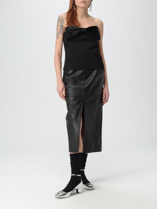 25SS 셀프 포트레이트 스커트 RS25092MSKB BLACK Black - SELF PORTRAIT