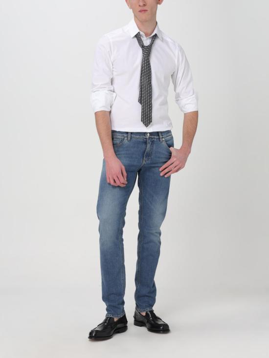 25FW 돌체앤가바나 긴팔 셔츠 G5EJ1TFU5U8 W0800 White - DOLCE & GABBANA