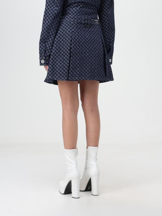 25FW 발망 숏 스커트 BF0LB902DD80 SHZ Blue - BALMAIN