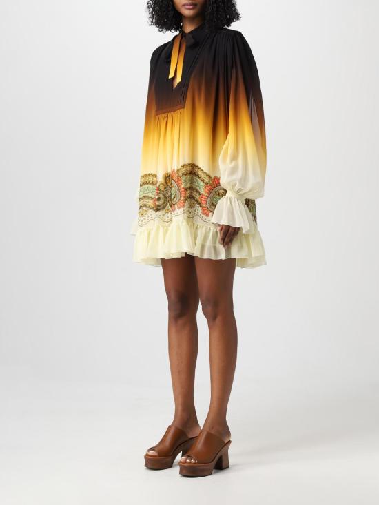  에트로 숏 원피스 125964367 750 Yellow - ETRO