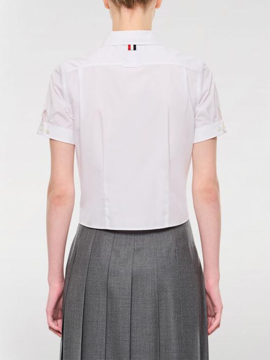 25SS 톰브라운 셔츠 FLL138A03113 100 White - THOM BROWNE