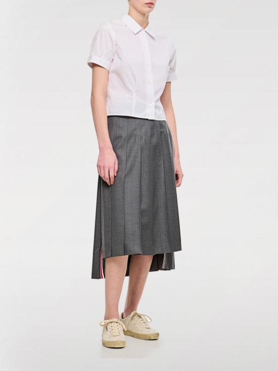 25SS 톰브라운 셔츠 FLL138A03113 100 White - THOM BROWNE