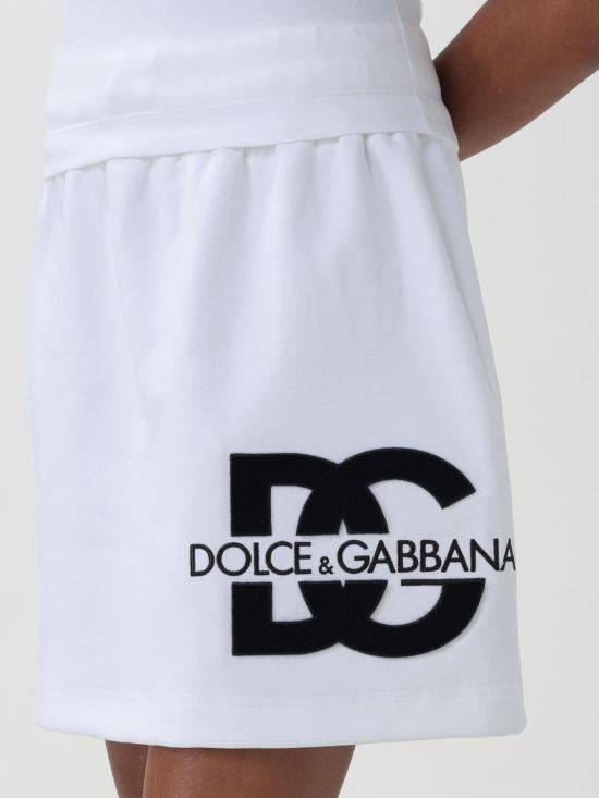 25FW 돌체앤가바나 스커트 F4CSKZGDB7B W0800 White - DOLCE & GABBANA
