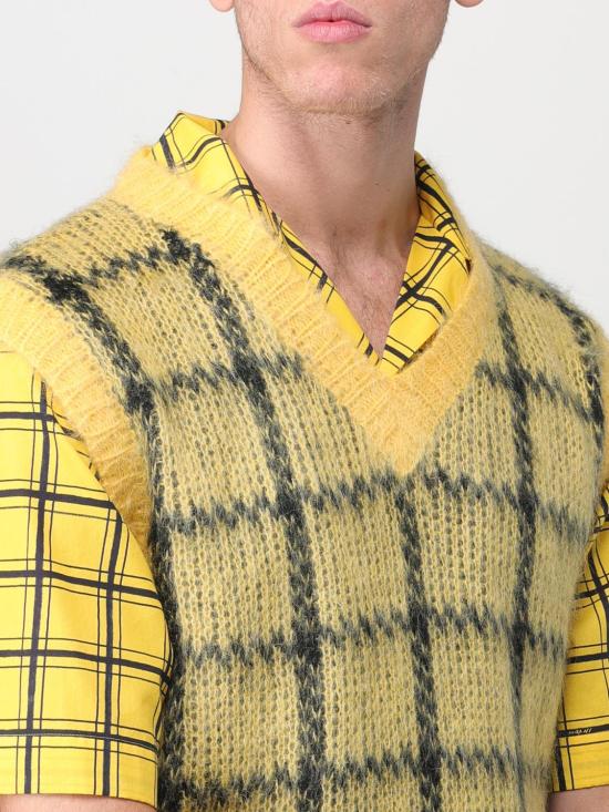 25FW 마르니 니트 베스트 CVMG0103Q1UFU161 CHY56 Yellow - MARNI