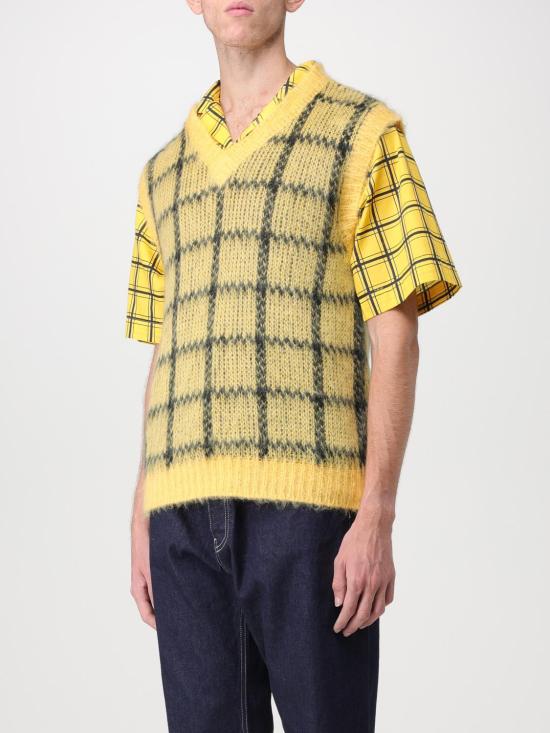 25FW 마르니 니트 베스트 CVMG0103Q1UFU161 CHY56 Yellow - MARNI