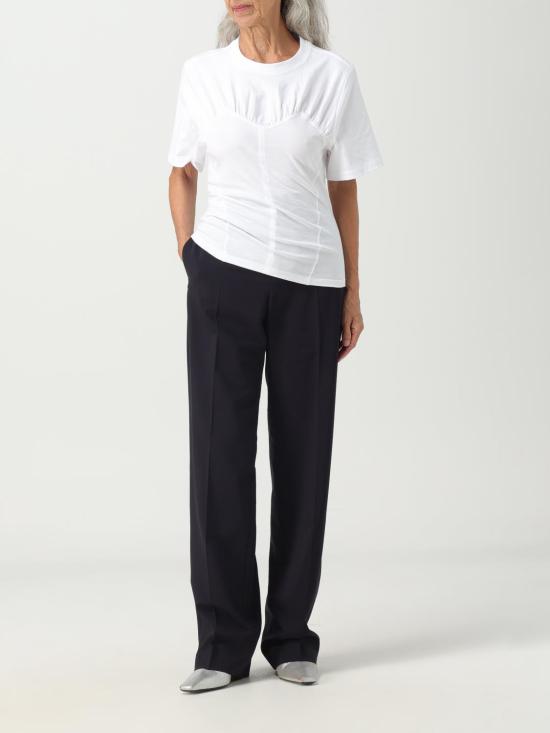  이자벨마랑 스트레이트 팬츠 PA0162FAA3F45I 01BK Black - ISABEL MARANT